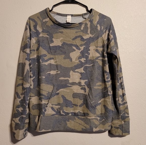 Lazy Sundays Camo Sweatshirt - Picture 1 of 11